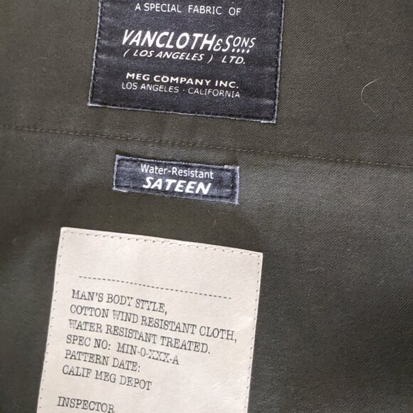 Monitaly Military Half Coat Type B - Olive - Size: 38 - Picture 7 of 8